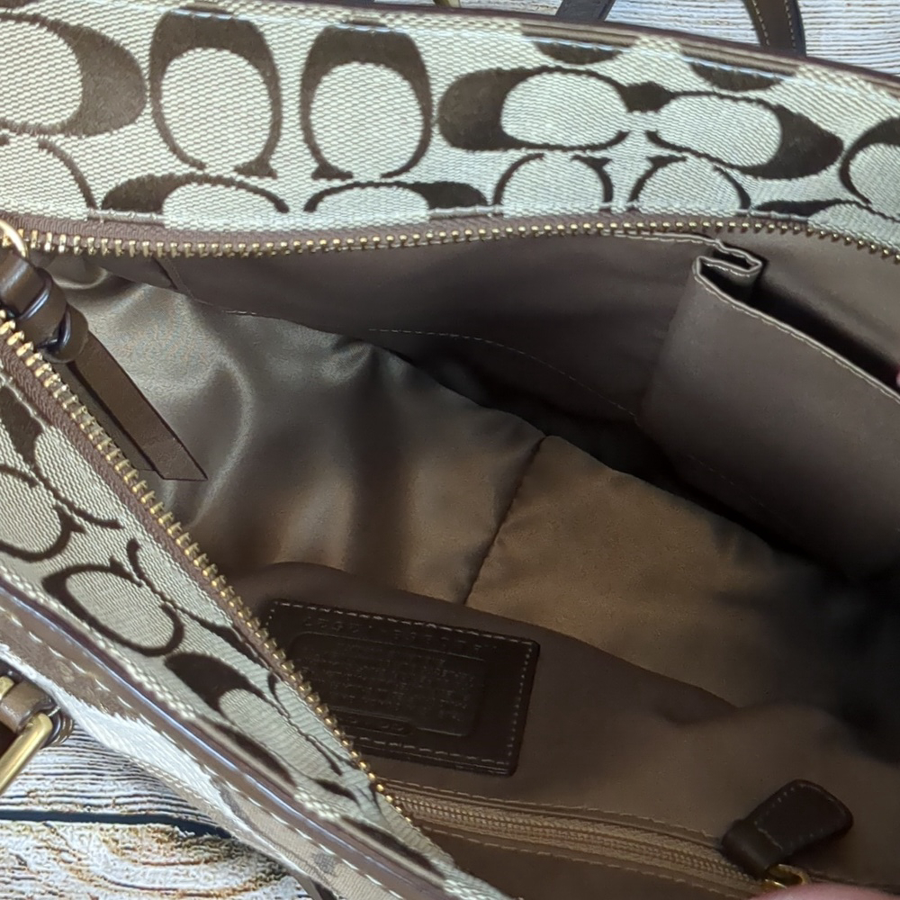 Coach gallery patchwork tote handbag - Picture 10 of 11
